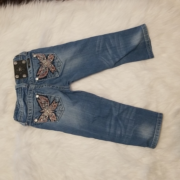 SOLD-Girls Miss Me Capri jeans size 7 - Picture 1 of 4
